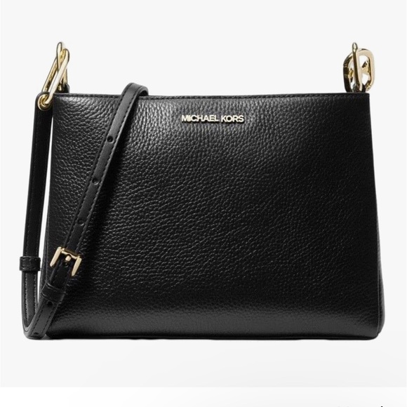 NWT Michael Kors Trisha Leather Medium Triple
Compartment Crossbody - Picture 2 of 12